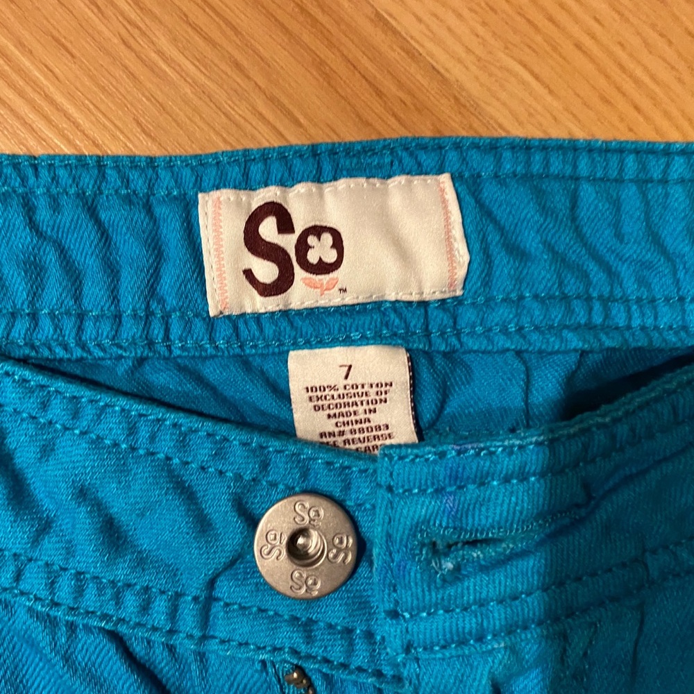 Blue shorts